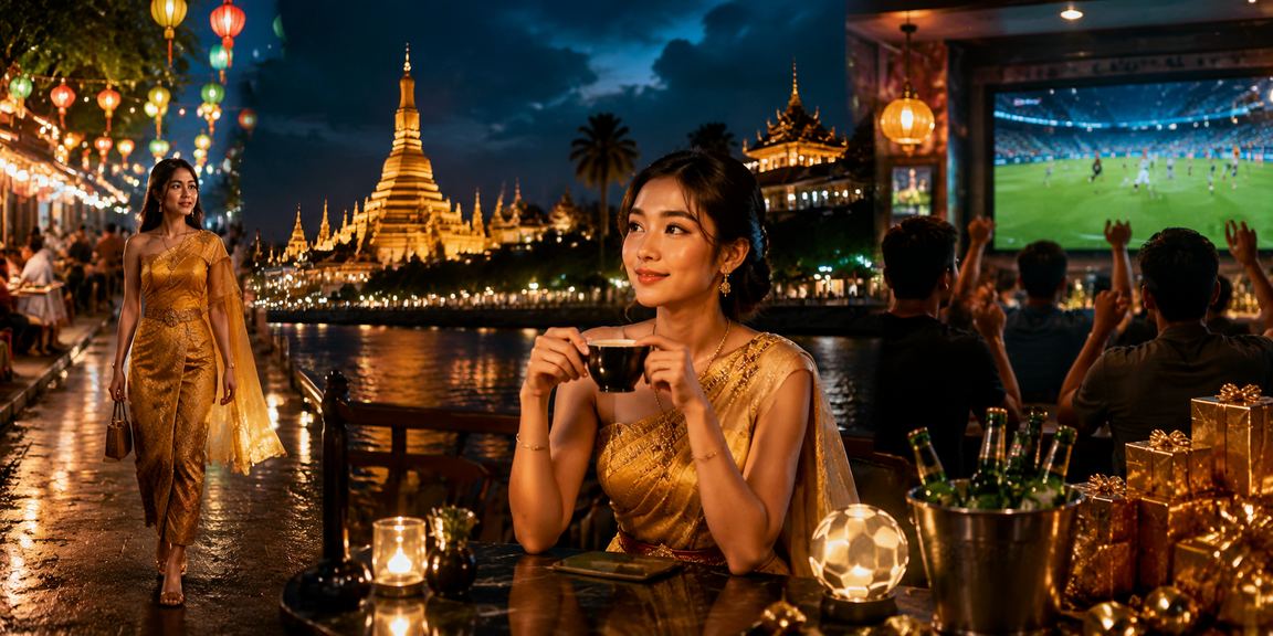 ဘဂူမြို့ရှိ ဘောလုံးပွဲမှာ မြန်မာပြည်သူတွေ ကြည့်ရှုလှည့်စားနေသည်